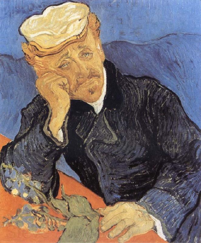 Vincent Van Gogh Portrait of Dector Gacher